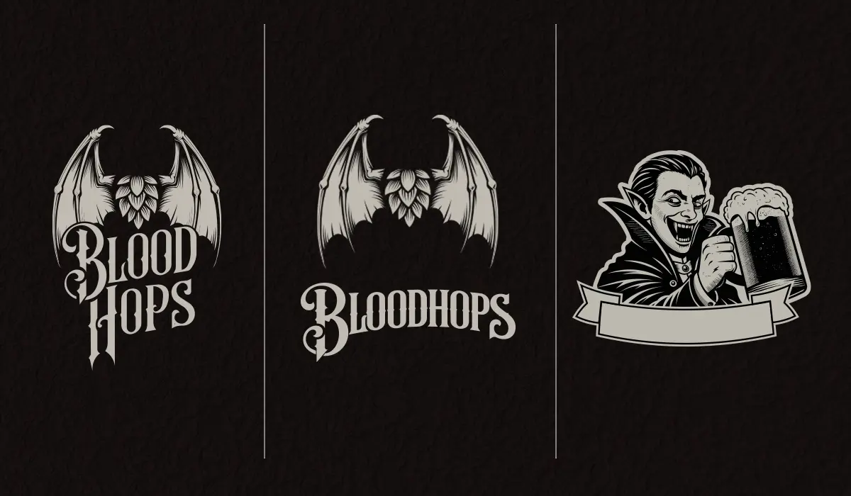 Branding Bloodhops, déclinaisons